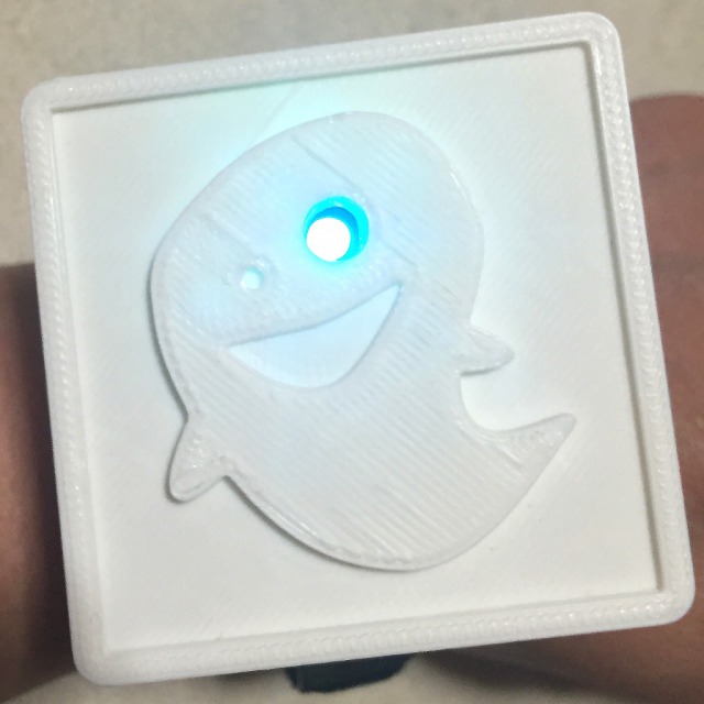 【LEDタグWATCH】おばけに近づくと教えてくれる装置