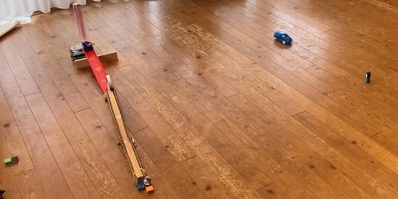MESHで作ったピタゴラ装置！