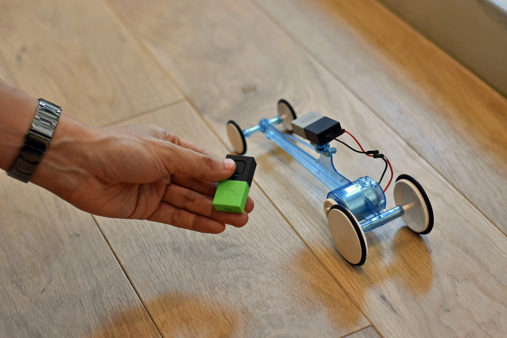 ボタンタグ＆GPIOタグのコンビで 電子工作キットをリモートコントロール